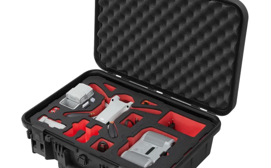 Mallette étanche DJI Pour Mic 3 / Mic 2 / Mic Mini – Protection Intégrale, Mousqueton, Transport Facile